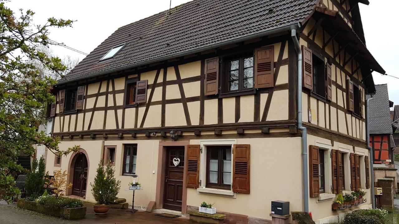 Gite A La Petite Fontaine-Plain Pied-Maison Alsacienne Renovee Avec Passion-4 Pers-4Nuitees Minimum Langensoultzbach Exterior photo